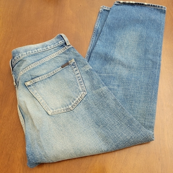 Saint Laurent Mid Rise Button Fly Straight Jeans 34 NWT NEW - Picture 11 of 13